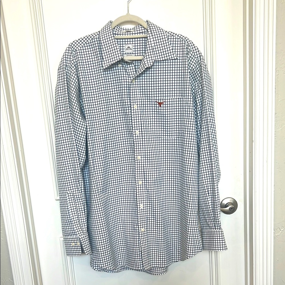 EUC Peter Millar UT Austin Longhorns button down shirt. Size XL. 100% cotton